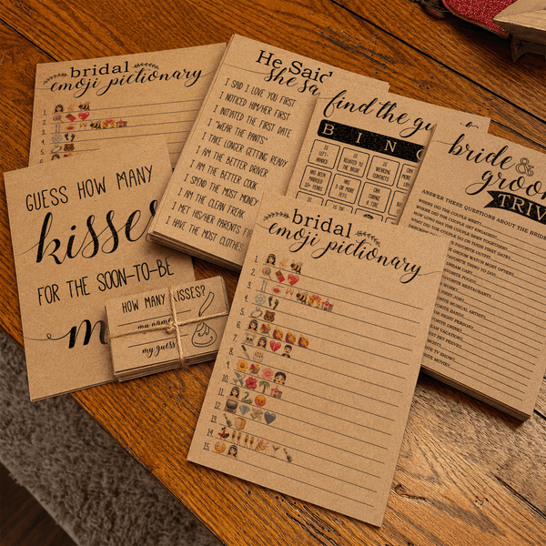 Bridal Emoji Pictionary Bridal Shower Game