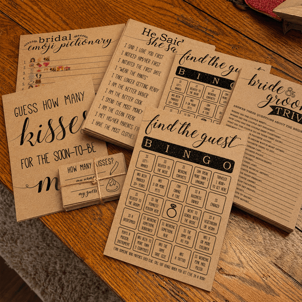 Find The Guest Bingo Bridal Shower Game