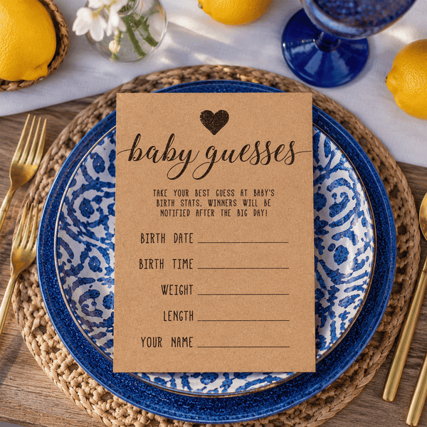 Baby Guesses Baby Shower Activity