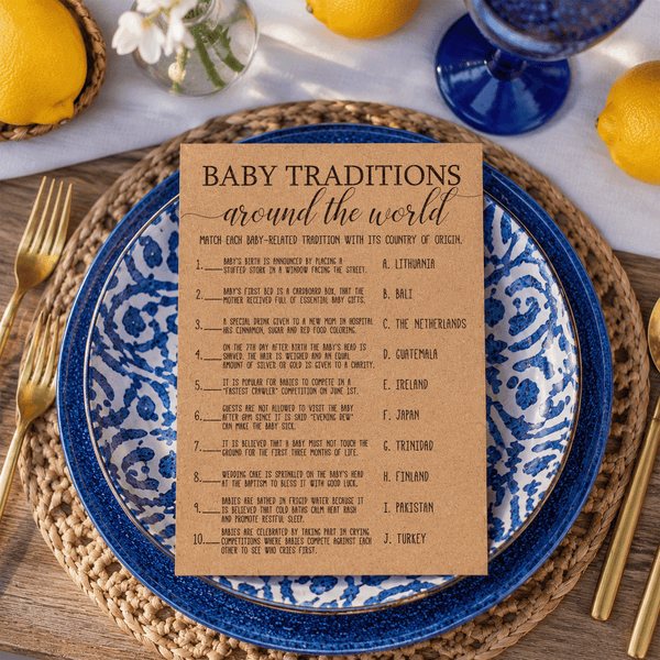 Baby Traditions Baby Shower Game