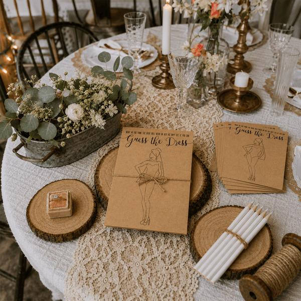 Guess the Dress Bridal Shower Game