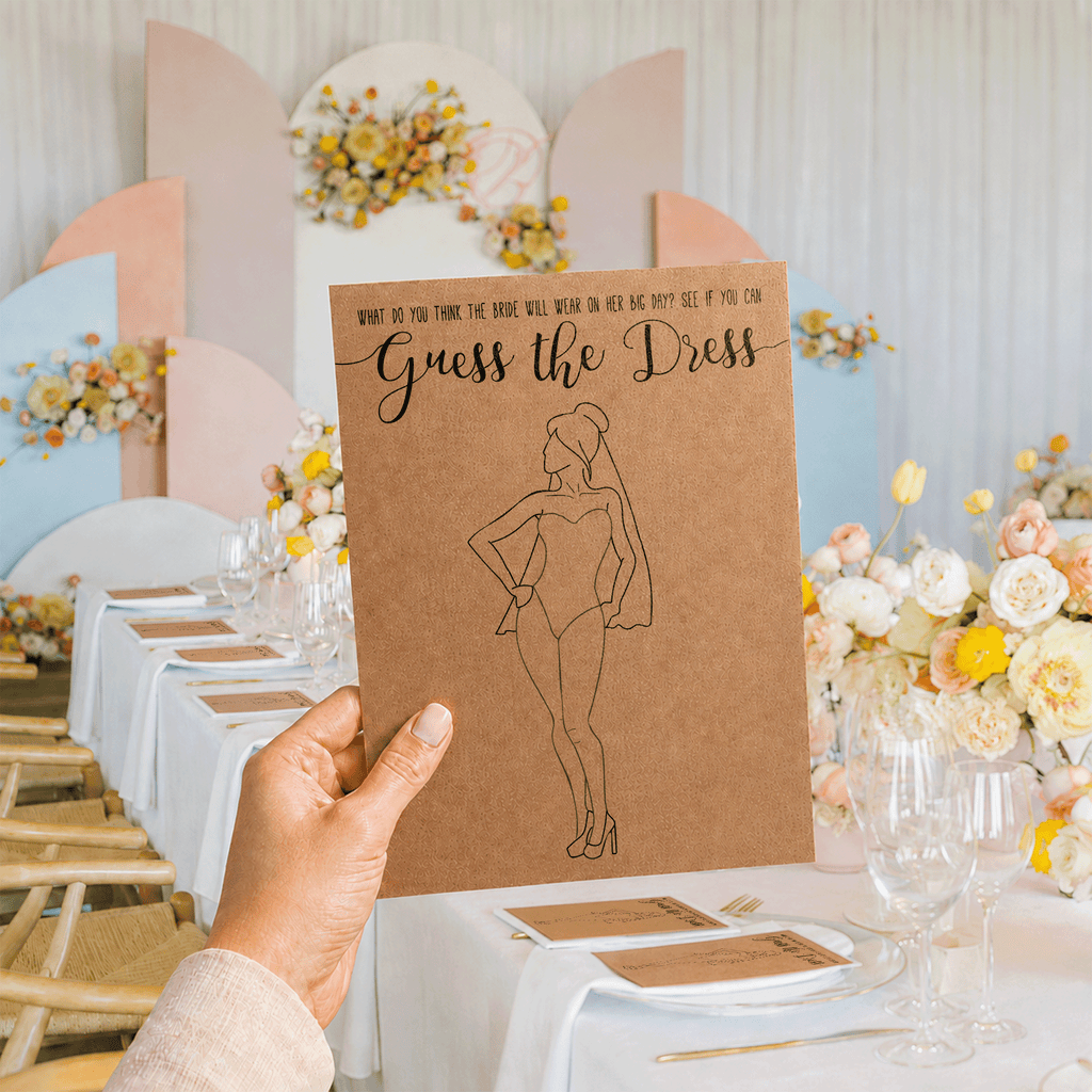 Guess the Dress Bridal Shower Game