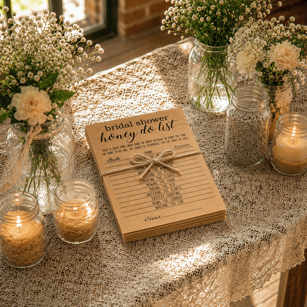Bridal Shower Honey Do List Game