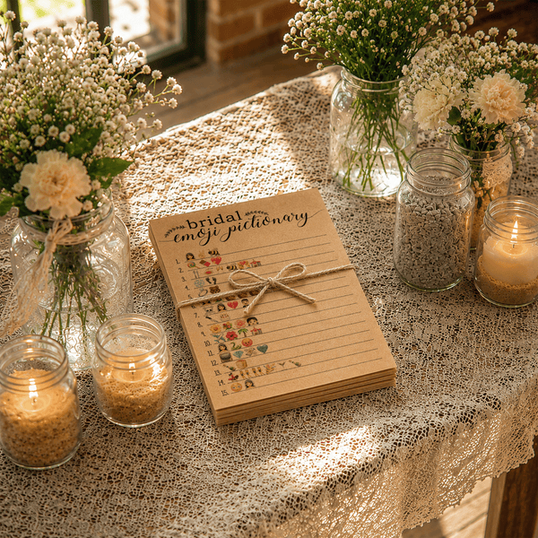 Bridal Emoji Pictionary Bridal Shower Game