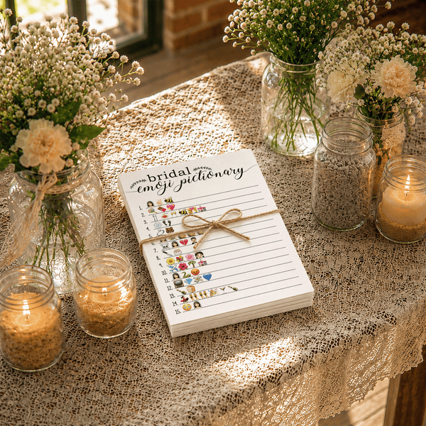 Bridal Emoji Pictionary Bridal Shower Game