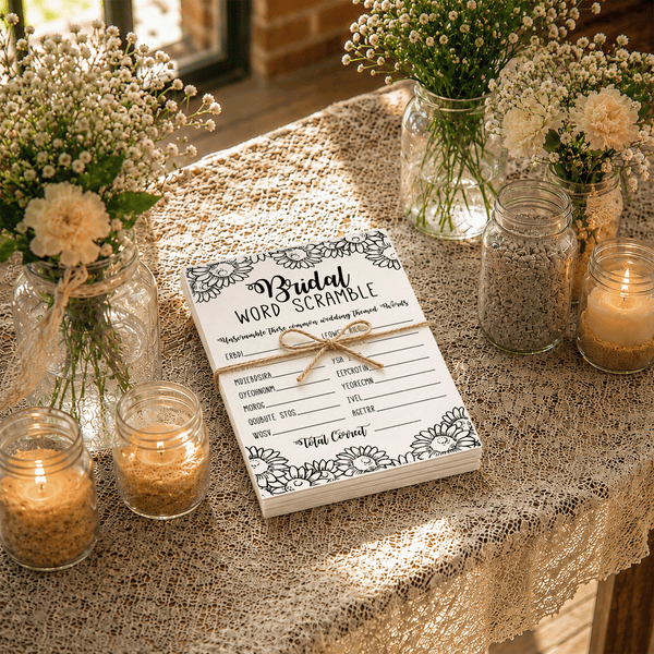 Bridal Word Scramble Bridal Shower Game