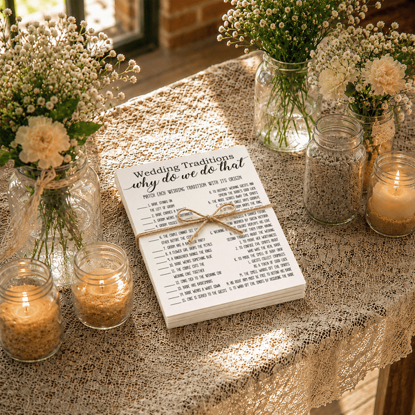 Wedding Traditions Bridal Shower Game
