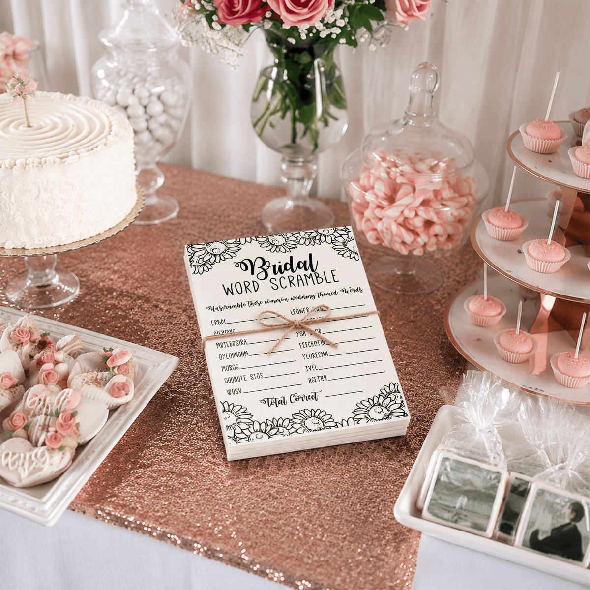 Bridal Word Scramble Bridal Shower Game