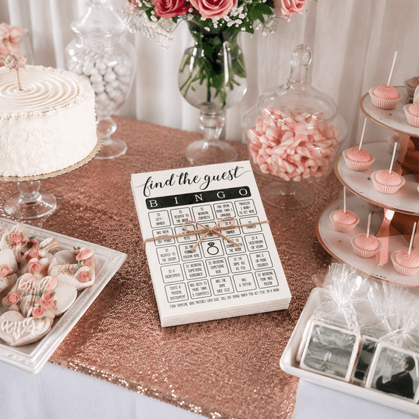 Find The Guest Bingo Bridal Shower Game