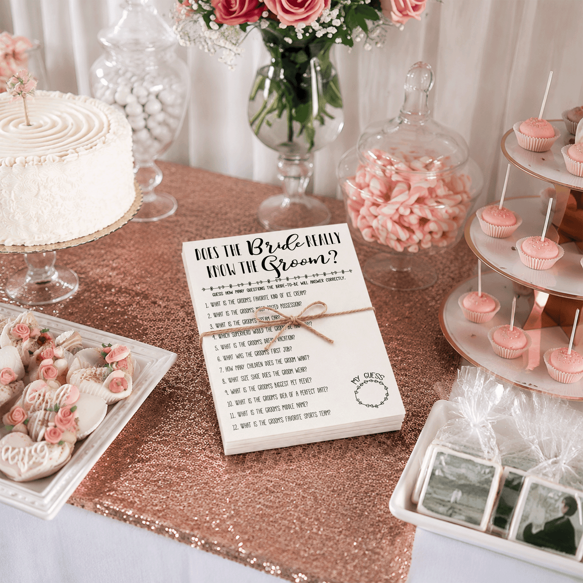 How Well Does The Bride Really Know The Groom Bridal Shower Game