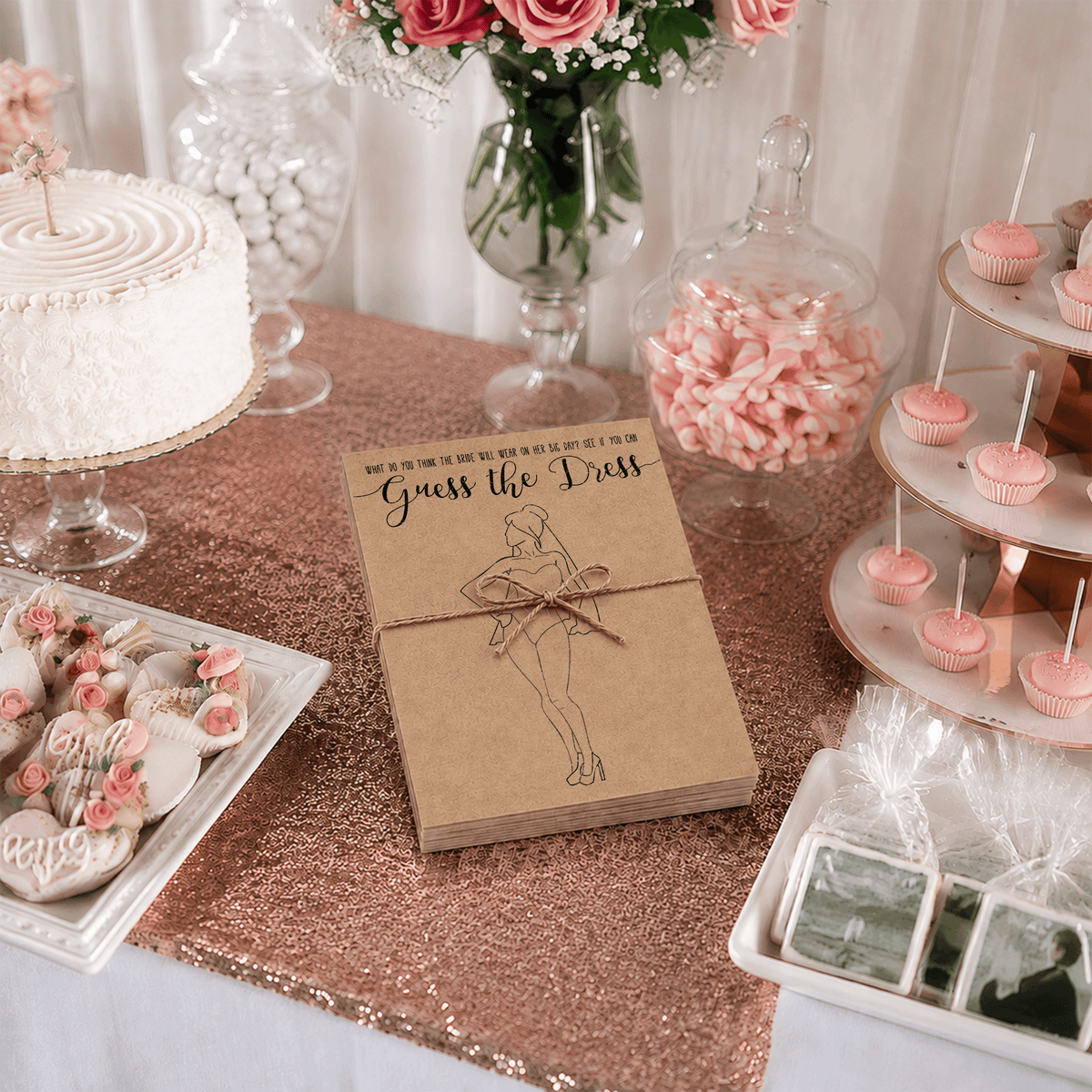 Guess the Dress Bridal Shower Game