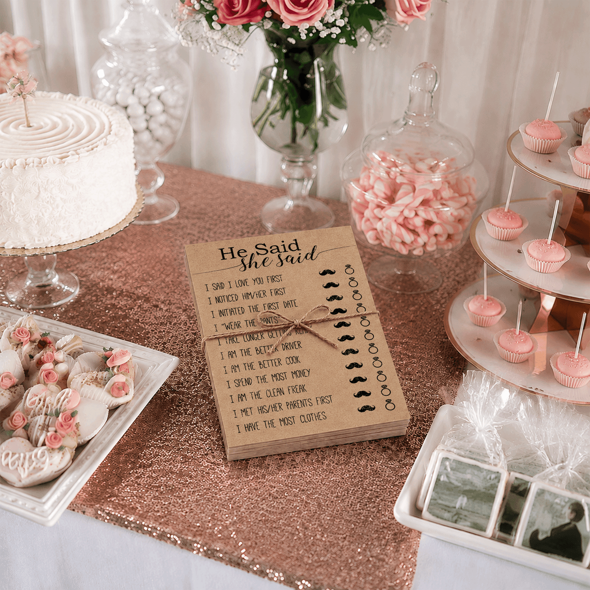 He Said She Said Bridal Shower Game