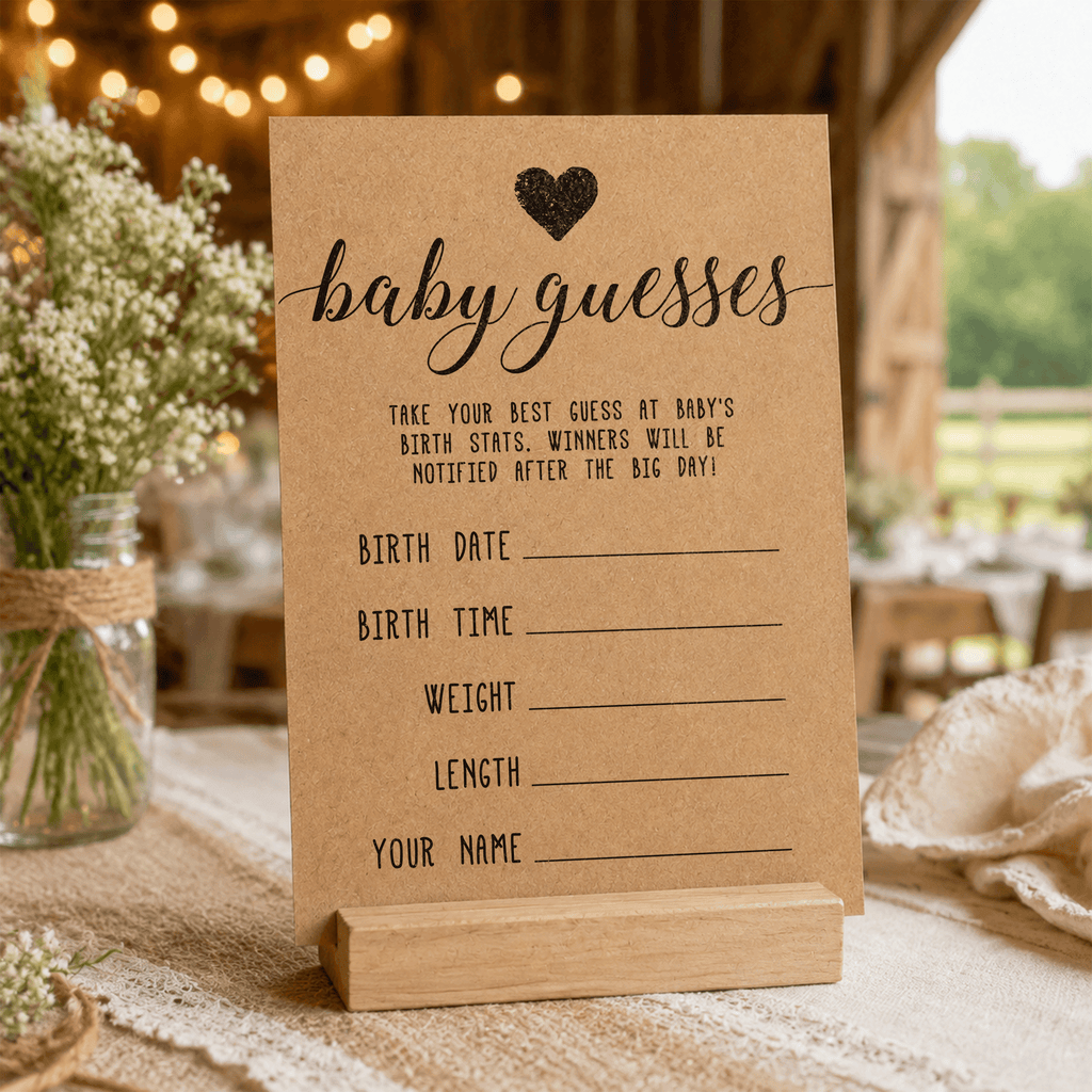 Baby Guesses Baby Shower Activity
