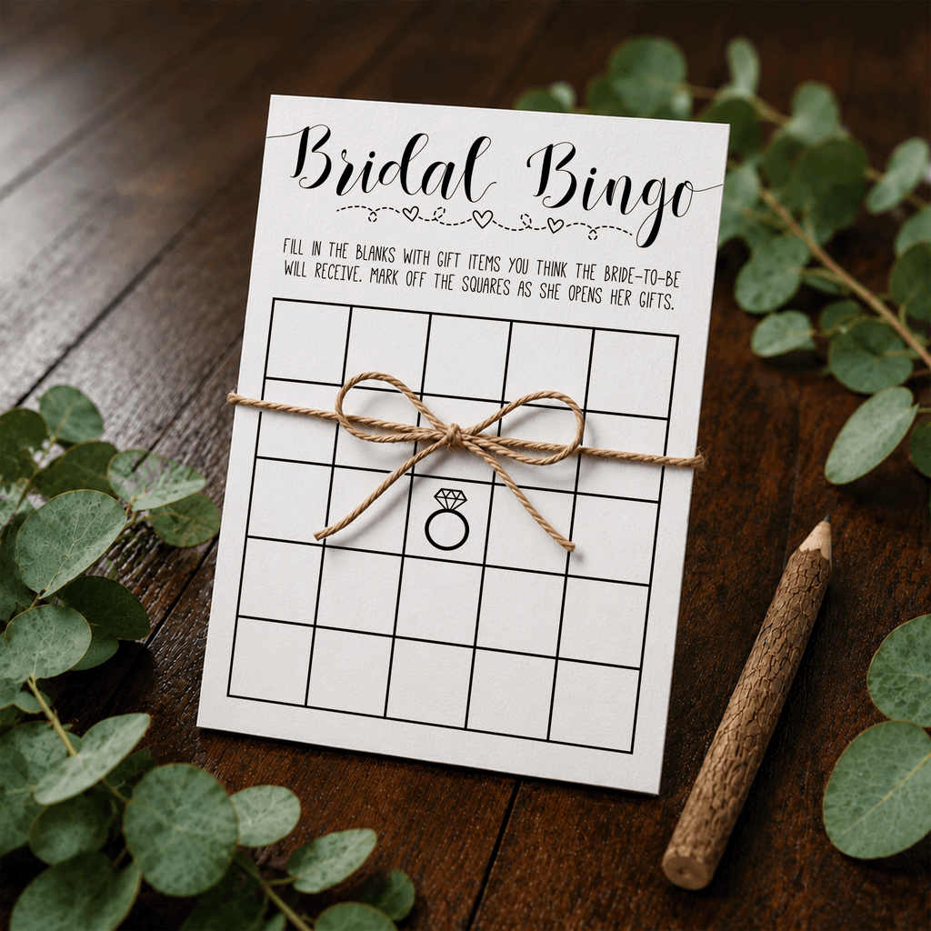 Bridal Bingo Bridal Shower Game
