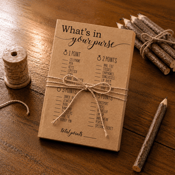 What's In Your Purse Bridal Shower Game