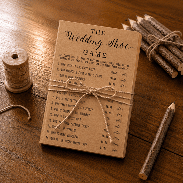 Wedding Shoe Bridal Shower Game