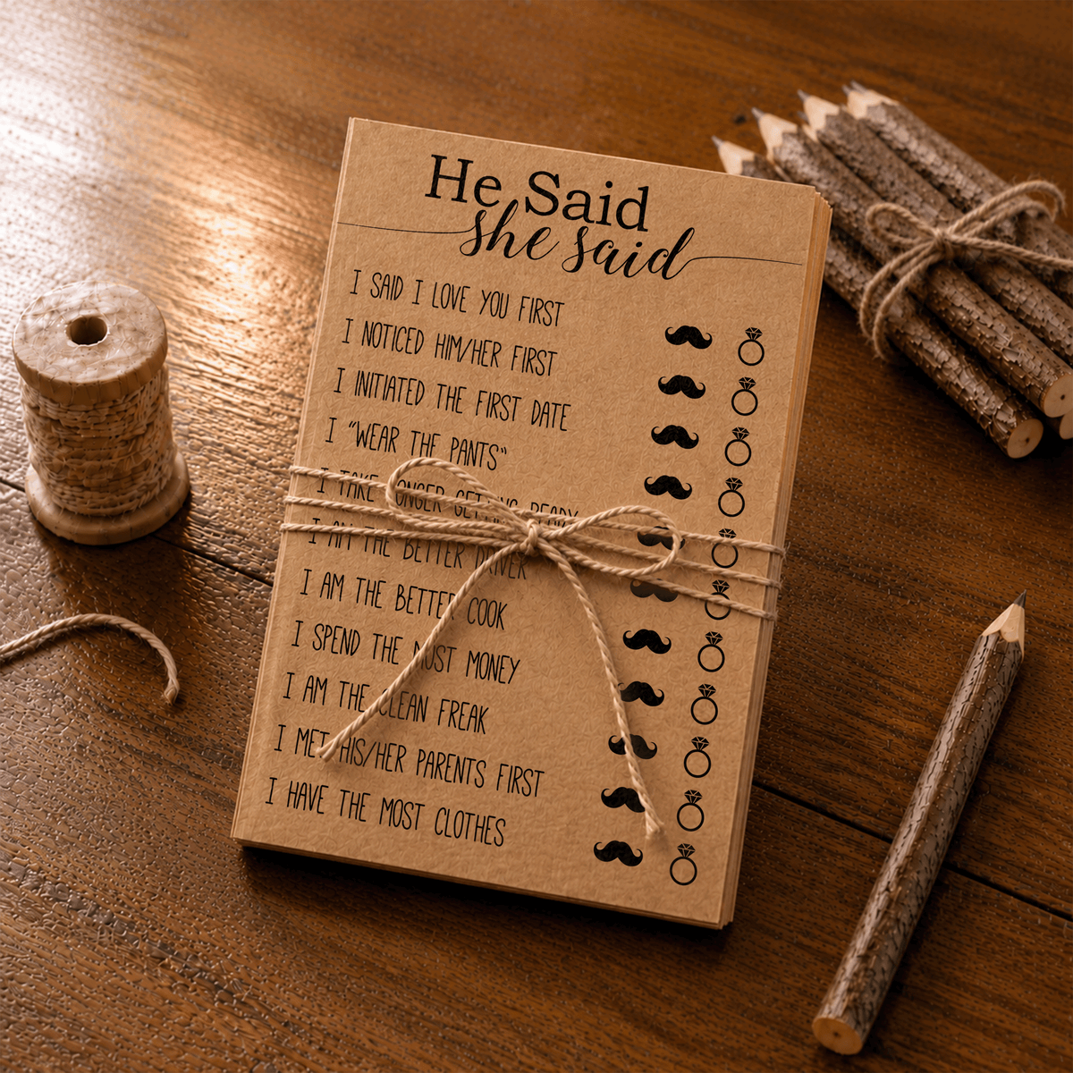 He Said She Said Bridal Shower Game Main image