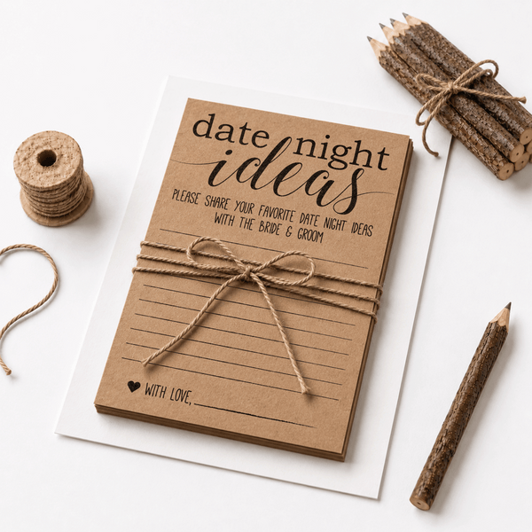 Date Night Ideas Bridal Shower Activity