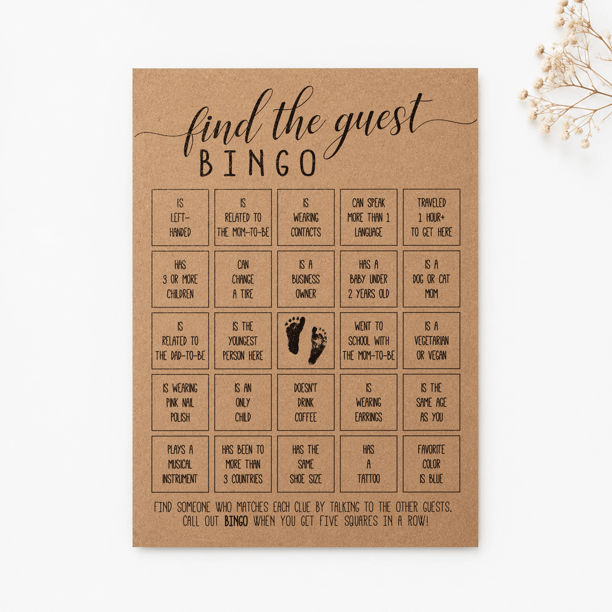 What Did The Groom Say Bridal Shower Game