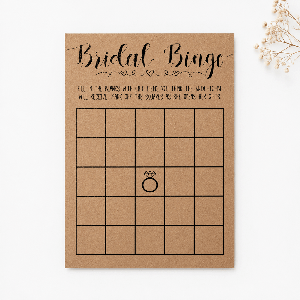 Bridal Bingo Bridal Shower Game