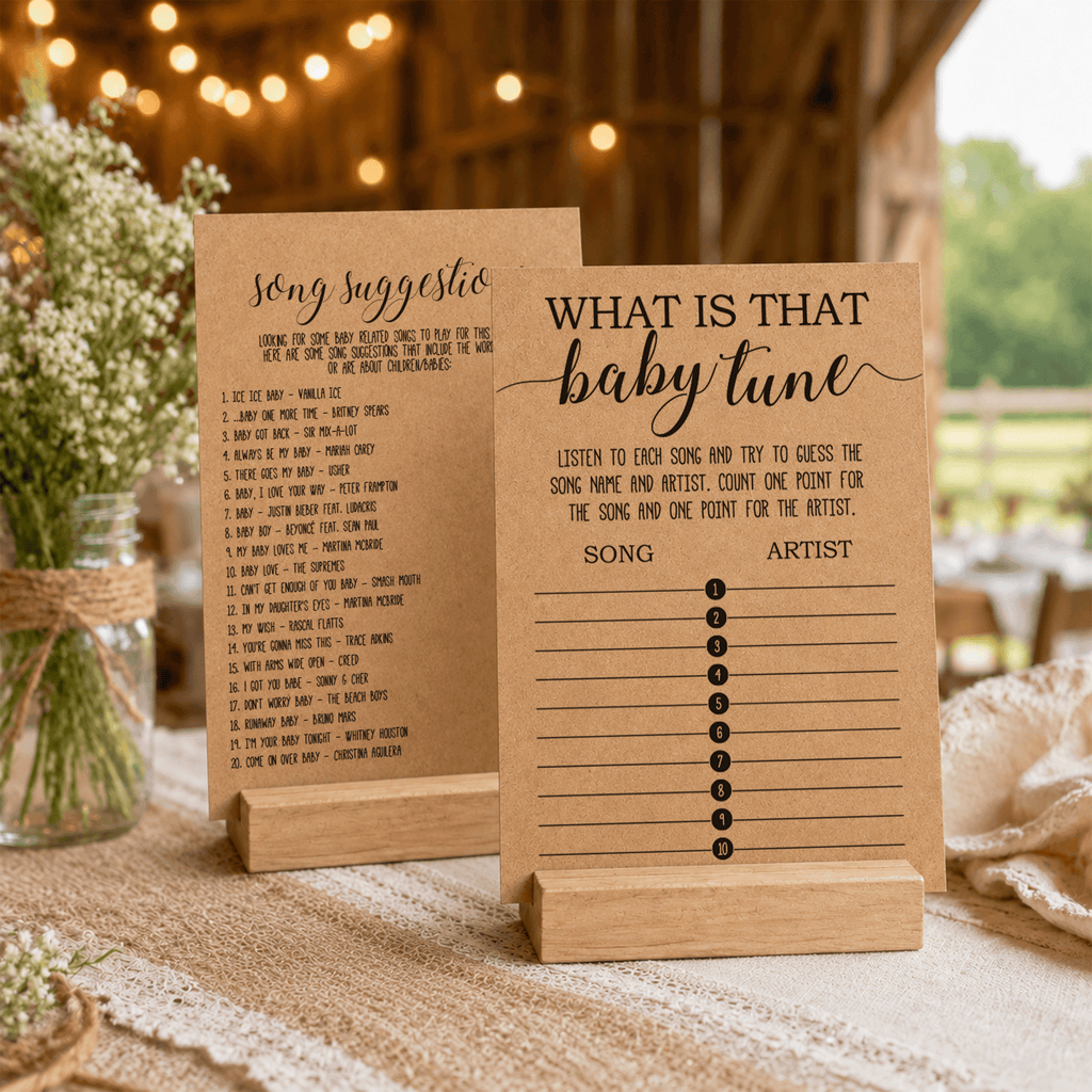 Name That Baby Tune Baby Shower Game