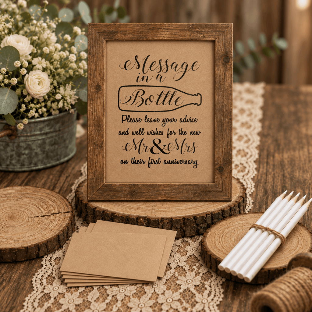 Message in a Bottle Bridal Shower Activity