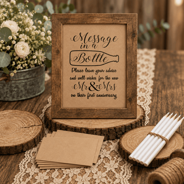 Message in a Bottle Bridal Shower Activity