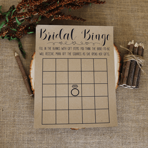 Bridal Bingo Bridal Shower Game