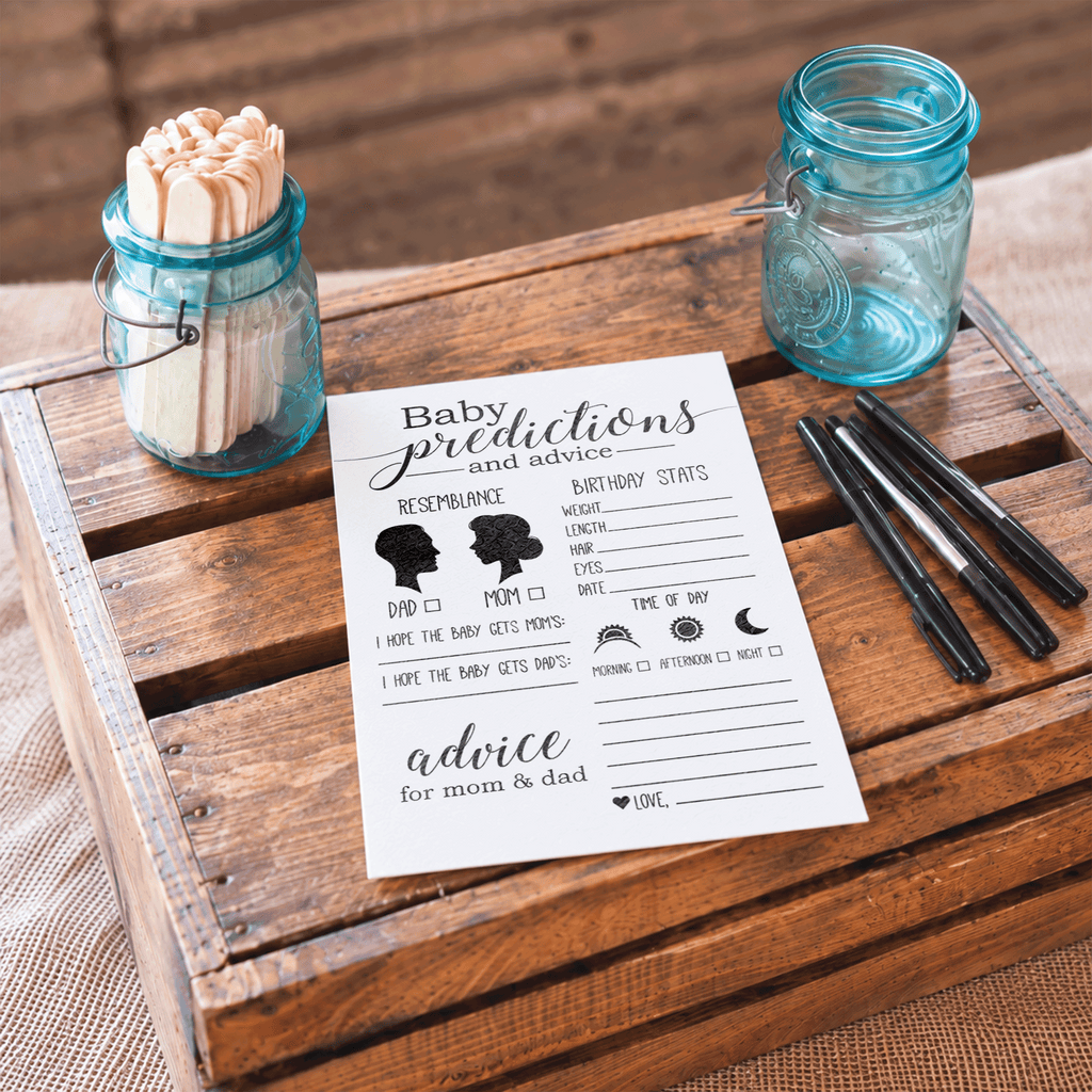 Baby Predictions Baby Shower Activity